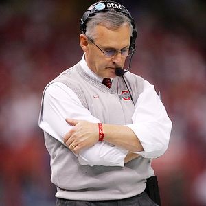 Tressel's general mood right about now (photo courtesy of Our Honor Defend)